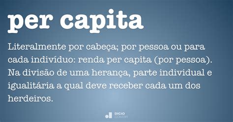 per capita significado